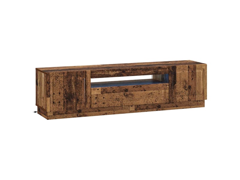  Meuble tv - banc tv - meuble de rangement led bois ancien bois d'ingénierie  - Conforama A
