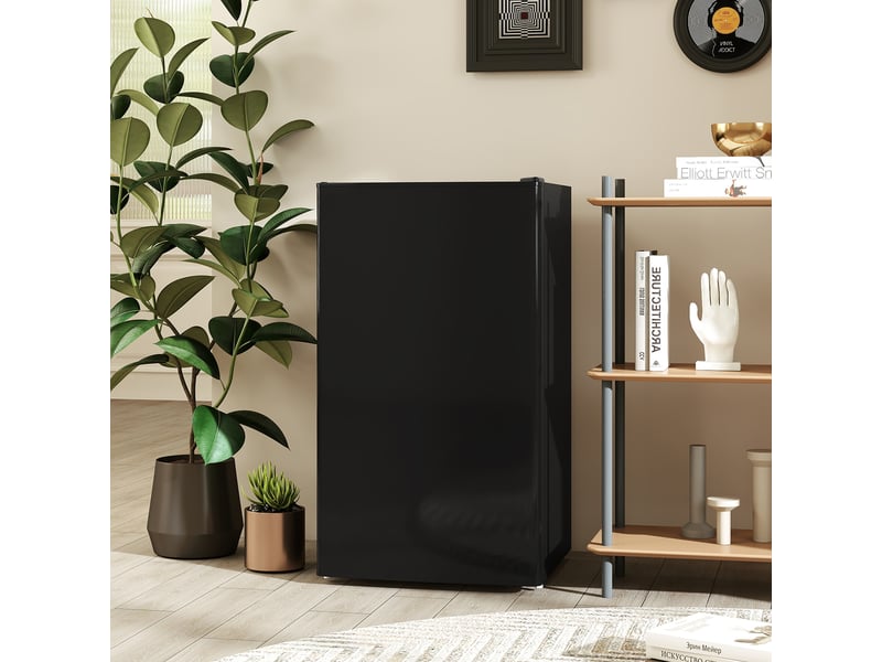  Réfrigérateur congélateur petit réfrigérateur 91 l étagères modulables design sous-comptoir noir 47,5 x 44,2 x 84 cm  - Conforama D
