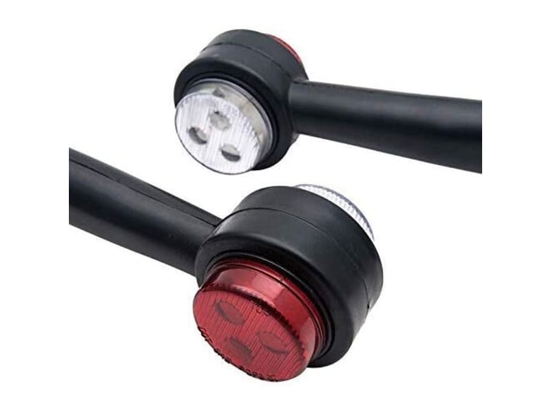  Enowelir lot de 2 feux de position latéraux 12 v led 20 cm pour remorque camion  - Conforama C