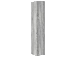 Buffet haut - bahut - meuble de rangement sonoma gris 30x42,5x185 cm bois d'ingénierie