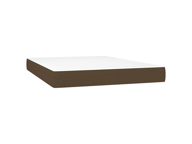  Matelas de lit à ressorts ensachés fermeté moyenne marron foncé 140x190x20 cm  - Conforama A