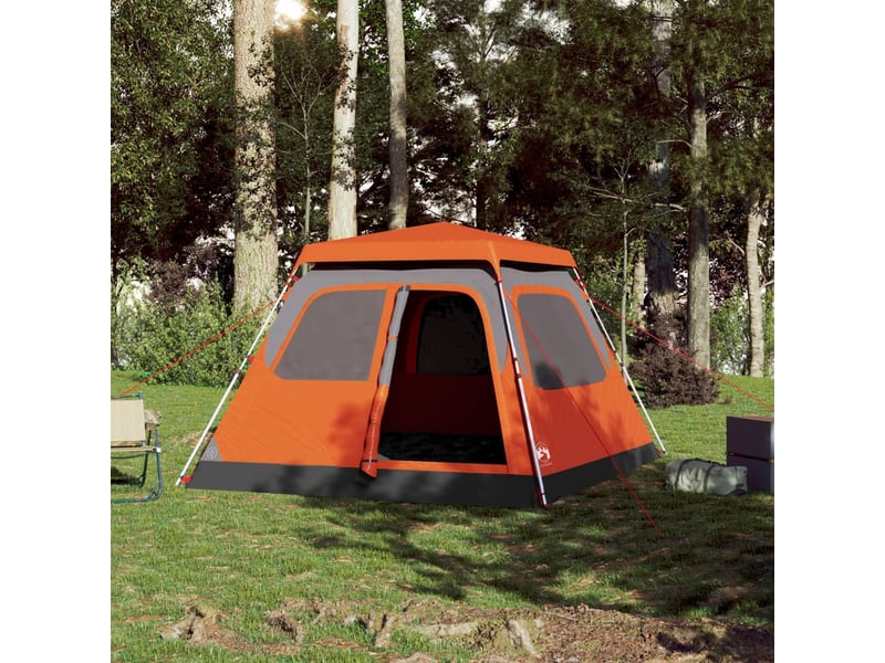  Tente de camping, tente à dôme 4 personnes libération rapide shl63817  - Conforama C