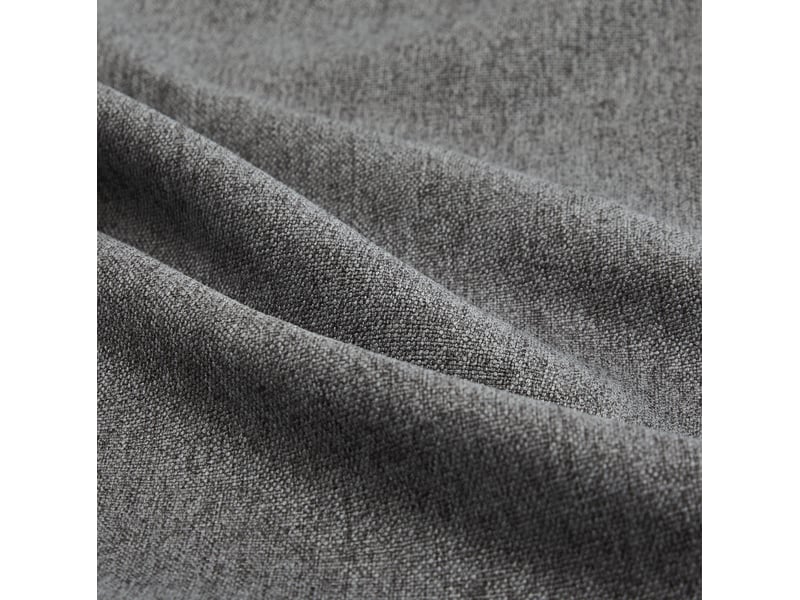 Canapé d'angle convertible 3 places en tissu gris foncé, méridienne réversible et rangement intégré - Conforama D