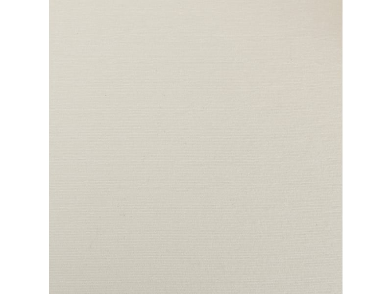  Lot de 4 chaises de salle à manger 58,50×62,00×78,00 cm en polyester et fer rembourrées blanches avec pieds réglables chicfurn  - Conforama D