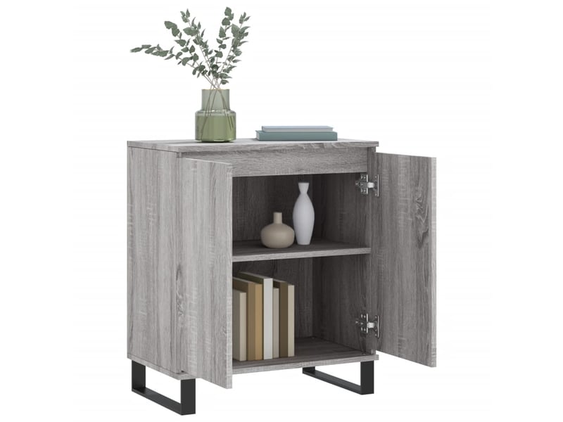  Buffet - bahut - meuble de rangement sonoma gris 60x35x70 cm bois d'ingénierie  - Conforama D