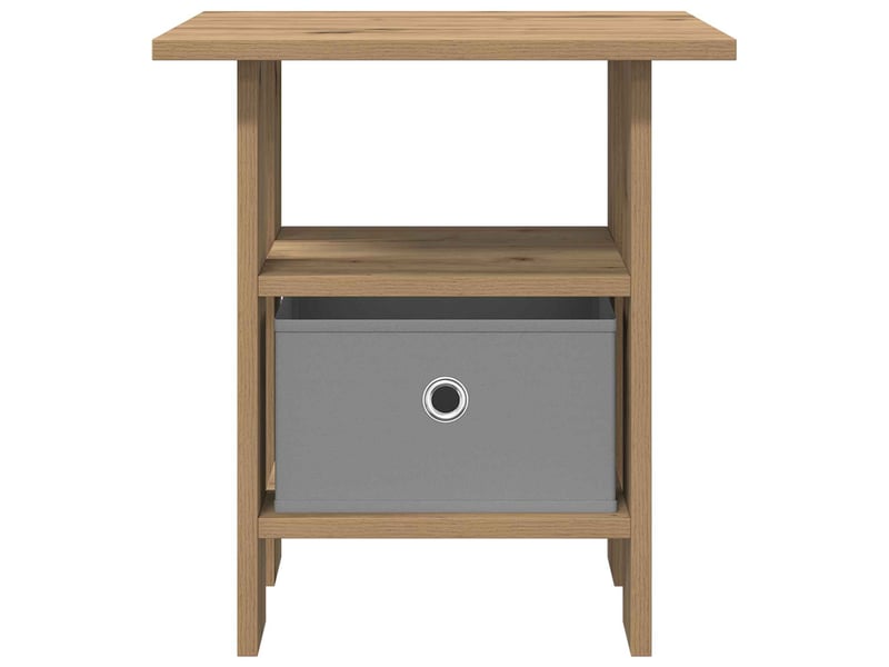 Table de chevet - cabinet de chevet - table de nuit chêne artisanal 41 x 40 x 45 cm - Conforama E