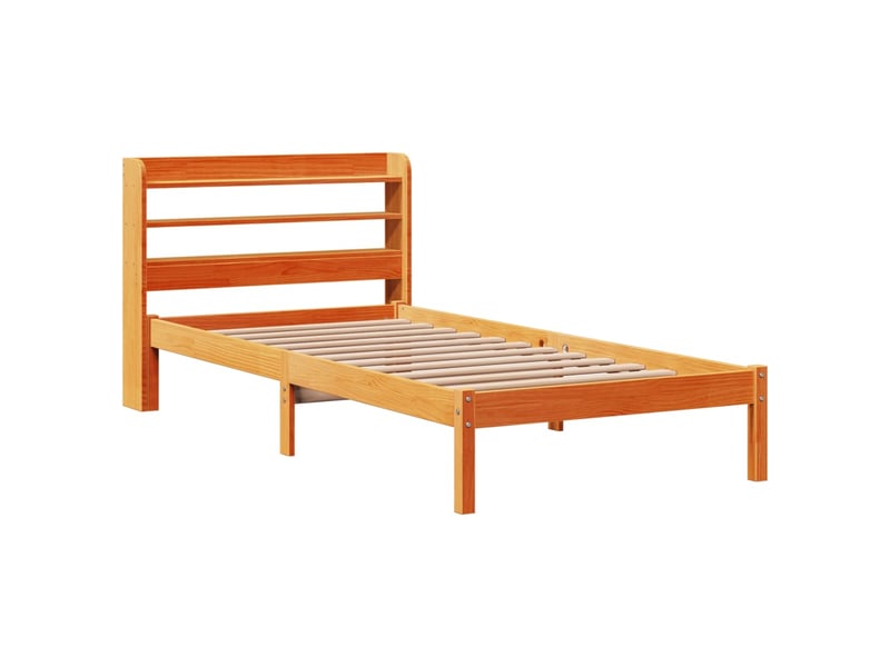  Lit simple- lit adulte -  cadre de lit et tête de lit sans matelas  marron 100x200 cm  - Conforama B