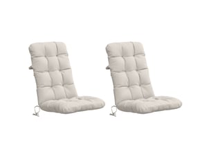 Lot de 2 coussins de chaise à dossier haut vianen cf59301