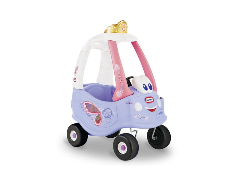  Voiture à roulettes cozy coupe fairy rose et violet 4 roues 360 avec poignée de poussée 170607-PE13 - Conforama A