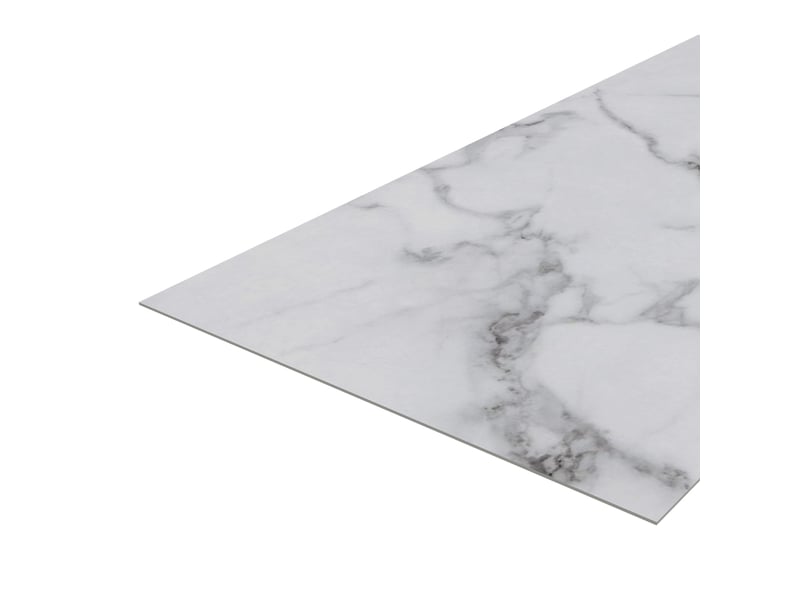  Set de 16 panneaux muraux décoratifs 120 x 60 cm marbre blanc 03_0010569  - Conforama E