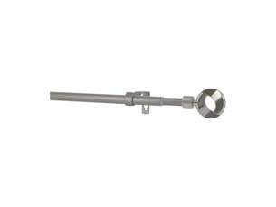 Kit tringle extensible  embout rond ajouré d1613 mm 120-210 cm