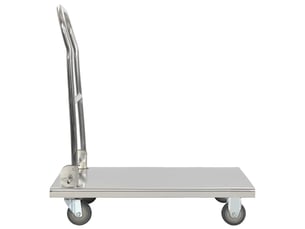 Desserte de cuisine, chariot à plateforme argenté 82x53x86 cm acier inoxydable
