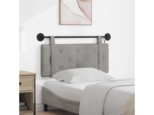 Tete de lit A poser largeur 110 cm <strong></strong> <strong></strong> argenté