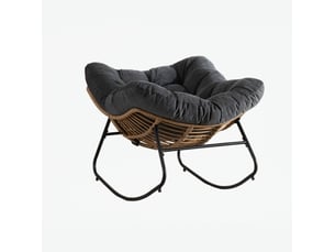 Fauteuil fixe MODENVIE  Tissu noir vendu A l'unité