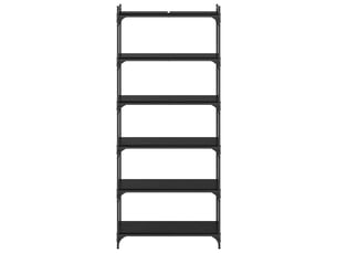 Bibliotheque coloris  noir  <strong></strong> <strong></strong> - 80 cm x 188 cm