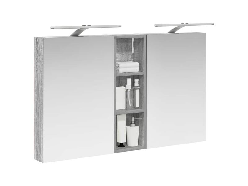 Ensemble de meubles de salle de bain 3 pcs 100x10.5x60.5 cm shl8134 - Conforama C