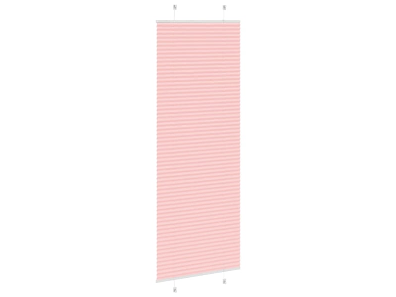 Store plissé, store de fenêtre rose 75x200 cm largeur du tissu 74,4 cm polyester cf47005 - Conforama D
