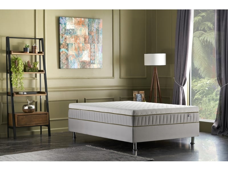 Natavega ; matelas 160x200 surmatelas intégré ; mousse hr40kg extraits de soja 069061200100 - Conforama A