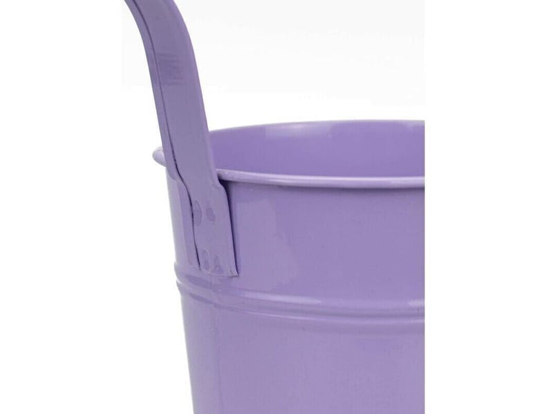  Coloré fer pot de fleurs à suspendre pots de fleurs balcon jardin plante pot de fleurs en métal seau fleur supports  10 couleurs aléatoires  - Conforama C
