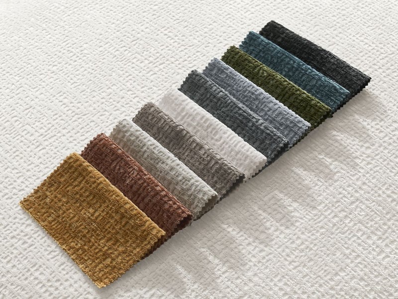  Bobochic canapé droit fixe 3 places leopold tissu texturé avec pouf blanc  accoudoir droit LEOPOLD - Conforama D