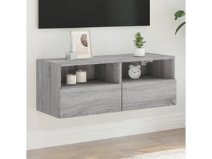 Meuble tv coloris gris 80 cm <strong></strong>  <strong></strong>
