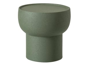 Table d'appoint en métal orla 41cm vert olive