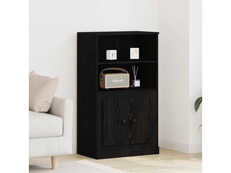  Buffet - highboard chêne noir 60 x 35.5 x 103.5 cm bois d'ingénierie  - Conforama B