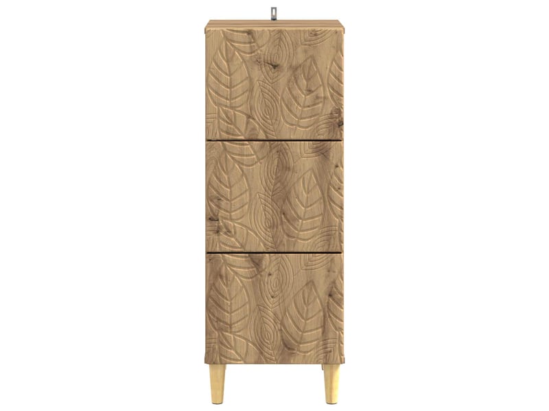  Armoire de rangement bureau, armoire à tiroirs 33 x 34.5 x 90 cm bois d'ingénierie shl7860  - Conforama E