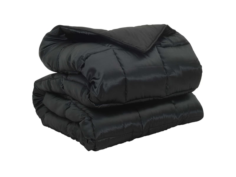  Duvet d'hiver - couette 135 x 200 cm 450 gm² noir  - Conforama A