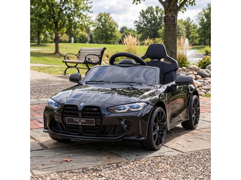 Voiture électrique enfant bmw m4 licence officielle 12v 5 kmh max. Télécommande - Conforama B