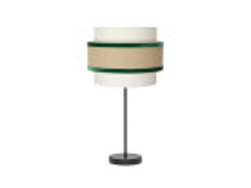  Lampe à poser fabrilamp cornalina beigevert 1 x e27 64 x 30 x 30 cm 246971106 - Conforama B