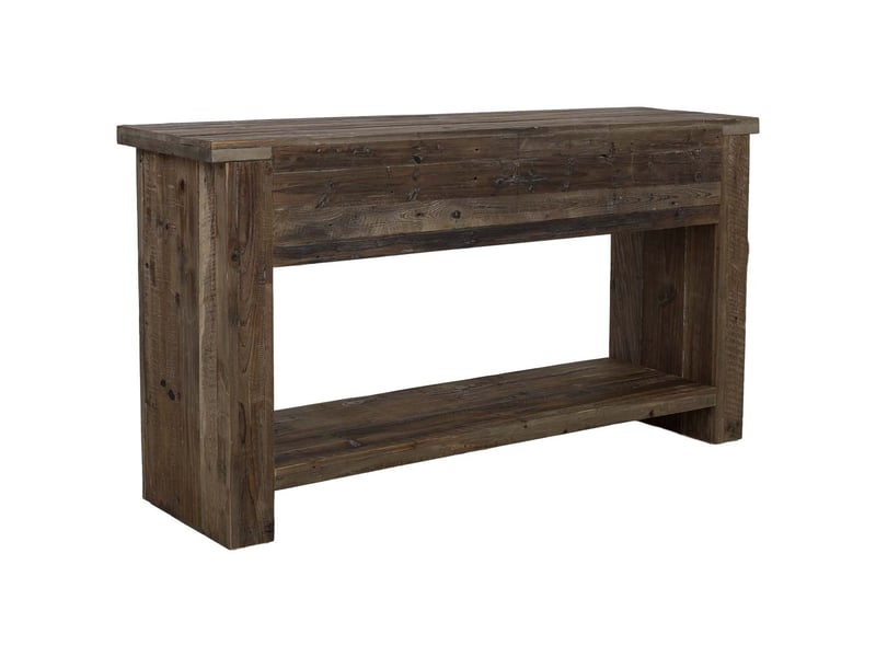  Console d'entrée en bois marron 150x40x80 cm h  - Conforama D