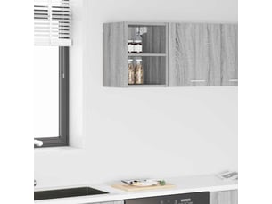 Meuble de rangement, armoire suspendue gris sonoma 30x29,5x40cm