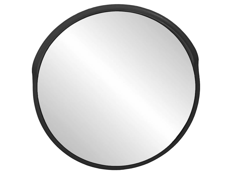  Miroir de circulation convexe extérieur noir ø 45 cm polycarbonate cf62694  - Conforama A