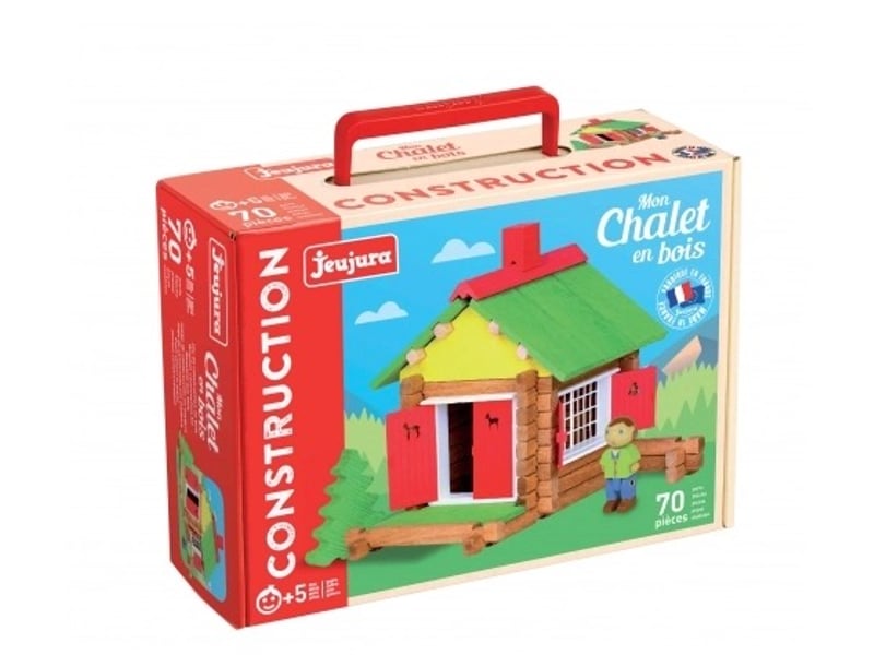  Jeujura mon chalet 70 pieces 8001 - Conforama A