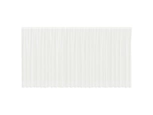Rideau en dentelle, rideau ajouré, voilage blanc 220 x 750 cm polyester cf43731
