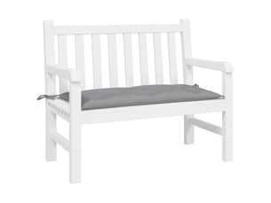 Coussin de banc de jardin, coussin d'assise gris 100x50x7 cm tissu oxford cf52722