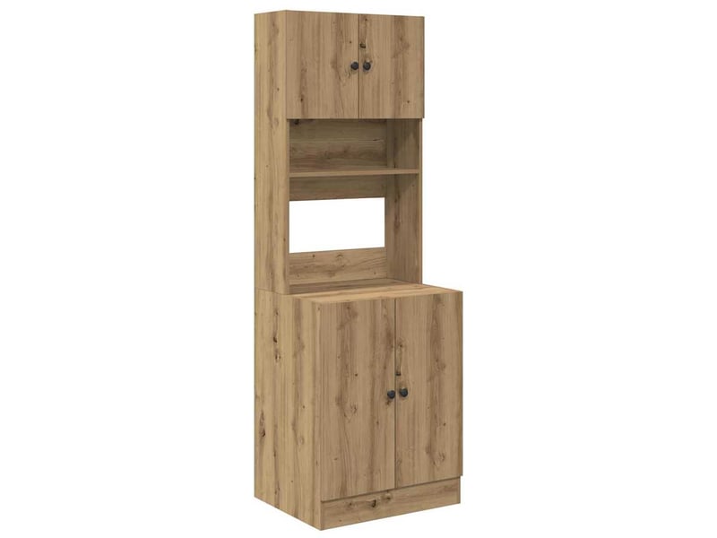 Buffet de cuisine, buffet haut chêne artisanal 60x50x180cm - Conforama A