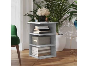 Buffet - armoire latérale gris béton 35x35x55 cm aggloméré