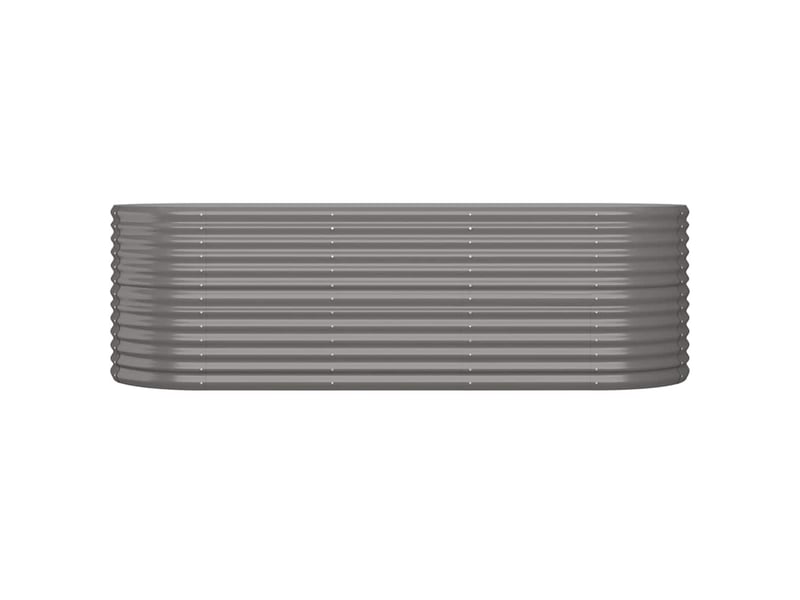  Jardinière - lit surélevé de jardin acier galvanisé 224x80x68 cm gris  - Conforama C
