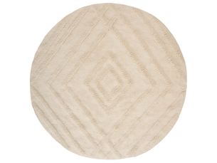 Tapis enfant turtuk beige clair ø 160 cm coton