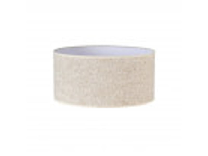  Abat-jour cylindrique fabrilamp happy beige, e27, lin, ø 45 cm, h 22 cm 176334515 - Conforama B