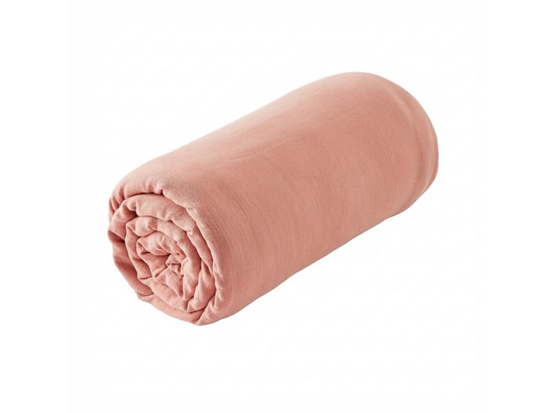  Drap housse 140x190+30 cm gaze de coton hampton bay PD25115 - Conforama B