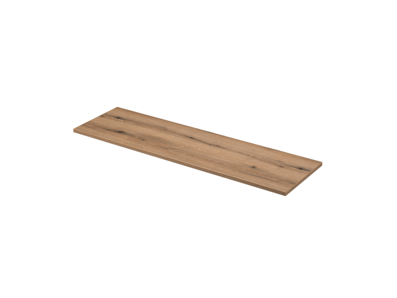 Plan pour vasque icon 140cm effet chêne coast evoke oak 140x46cm  - Conforama A