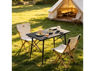 Table à manger hauteur adaptée table repas usage extérieur format pliant camping