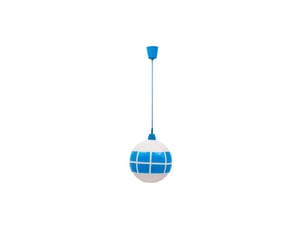Suspension enfant fabrilamp trapecio lilas 1xe27 hauteur réglable 50-95 cm ø30 cm