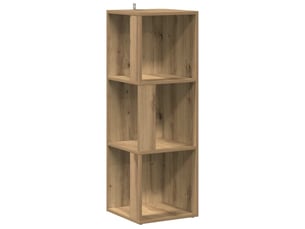 Étagère de rangement 33 x 33 x 100 cm engineered wood chêne artisanal