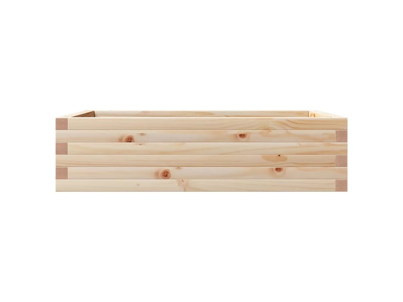  Jardinière - bac à fleurs 90x60x23 cm bois de pin massif  - Conforama E