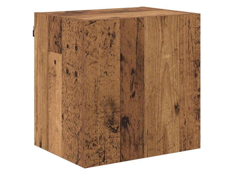  Meuble tv - banc tv - meuble de rangement mural 40,5x30x40cm bois ancien bois d'ingénierie  - Conforama A