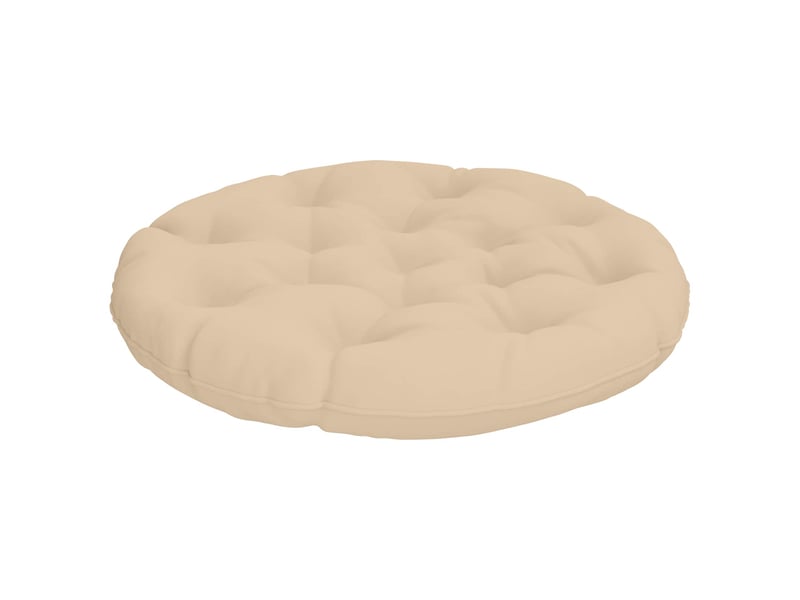 Coussin de chaise suspendue, coussin d'assise vianen 100 % polyester crème cf54277 - Conforama A